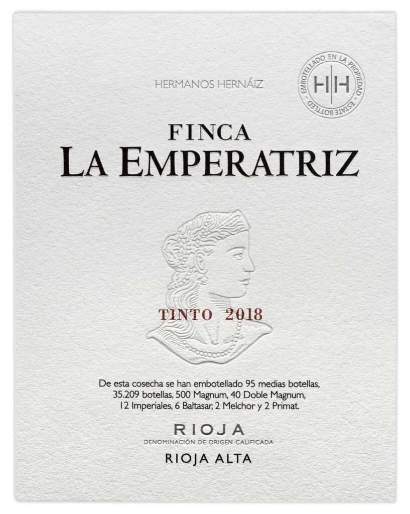 Viñedos Hermanos Hernáiz Finca La Emperatriz Gran Vino Tinto 2018