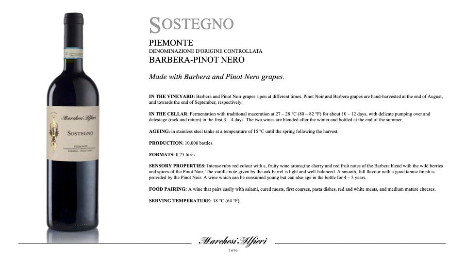 Marchesi Alfieri Sostegno Monferrato Rosso 2023