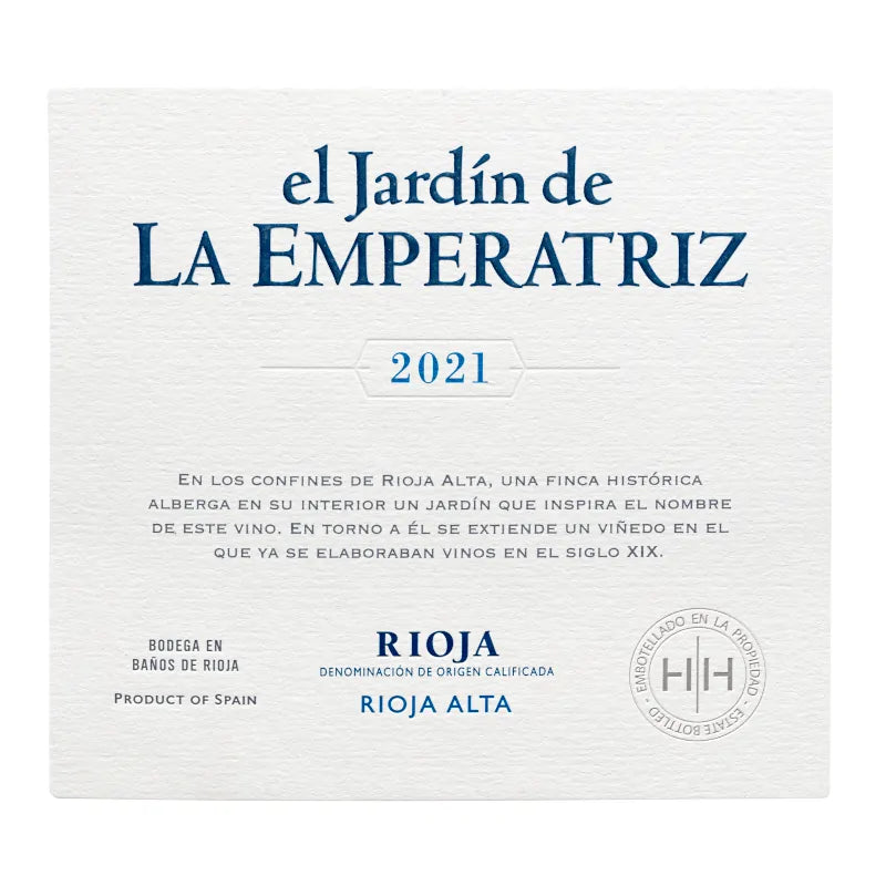 Viñedos Hermanos Hernáiz Finca La Emperatriz Finca La Emperatriz Crianza 2021